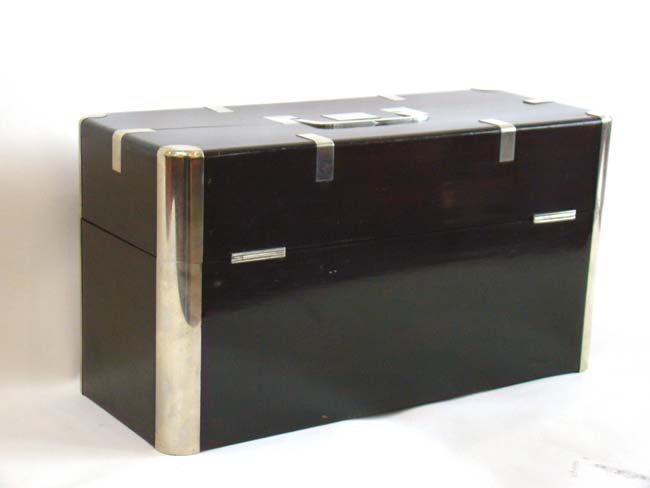 A Magnificent Silver Mounted Rosewood Tea Caddy Box circa 1810 — image 5